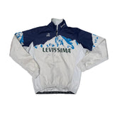 Gigante Levissima Cycling Jersey Jacket Blue White Men's XL Long Sleeve