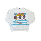 Vintage California Raisins Sweatshirt Crewneck White Graphic Print 90s