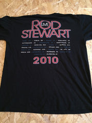 Music merch 00s vtg band t shirt Rod Stewart tour size M