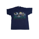 Vintage Fruit of the Loom Carolina Beach North Carolina Fish T-Shirt XXL Navy