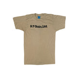 Vintage 70s beige RF Gain USA souvenir single stitch t-shirt size small