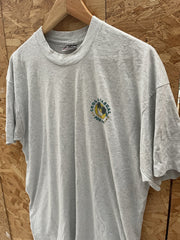 Vintage BEST Single Stitch T-Shirt XL Gray Graphic Tee Cool & Casual For MDA