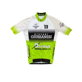 Vintage Giovanni Giussanesi Cycling Jersey S Green White Black Short Sleeve