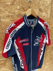 Huerzeler Cycling Jersey Team Max Hurzeler Credit Suisse Swiss Size L