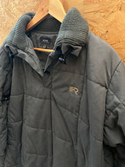 Vintage Y2K grey quilted utilitarian style smock jacket size medium by G-star