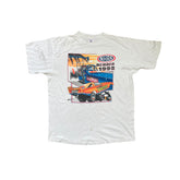 Vintage Thrashed NHRA Drag Racing Member 1992 T-Shirt XXL White Delta USA