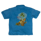 Vintage Y2K blue Hula girl Hawaiian shirt size medium by Tommy  Bahama