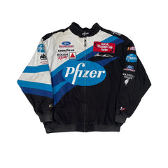 Vintage Mark Martin Roush Chase Authentics NASCAR Pfizer Racing Jacket XXL