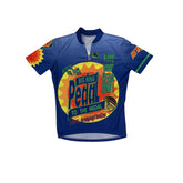 Vintage 90s Giordana Blue "Big Ring Pedal To The Medal" Cycling Jersey Size L