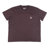 Vintage 90s Carhartt brown pocket logo t-shirt size XXL boxy fit