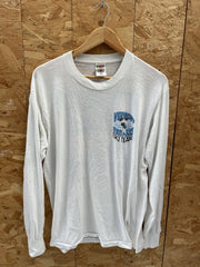 Vintage Ski Race 1997 Enforcement Long Sleeve Single Stitch T-Shirt L White
