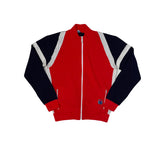 Vintage 70s Sportful Track Jacket Red Navy White Size S Full Zip Retro