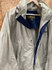 Vintage Y2K beige technical rain coat jacket size XL by Timberland
