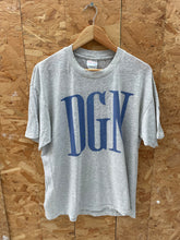 Vintage 90s Thrashed Single Stitch Hanes T-Shirt DGN Gray - Size L