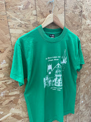 Vintage 90s BEST M Green St. Mary's Catholic Church Freeport Illinois T-Shirt