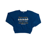 Vintage Sportswear "Every Mother is a Working Mother" Duck Graphic Sweatshirt Size M Blue