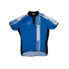 Santini SMS Cycling Jersey Short Sleeve Blue White Black XL Men's
