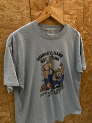 Vintage 80s Honkey Hawg Get Down faded single stitch t-shirt size large by Hef-T