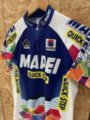 Vintage Mapei Quick-Step Sportful Cycling Jersey Men's L Blue Retro