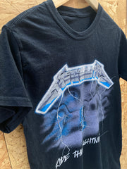 Vintage Metallica ride the lightening double side print t-shirt size small