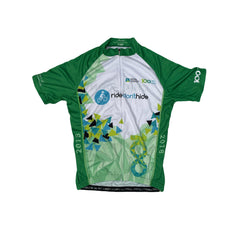 Scimitar 2018 "Ride Don't Hide" Cycling Jersey Green White Men's XL