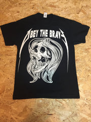 Obey the brave Canadian hardcore punk band 2016 tour t shirt size medium