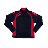 Kappa Track Jacket Red Black Logo Zip Up Sportswear Men's Large