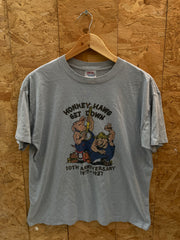 Vintage 80s Honkey Hawg Get Down faded single stitch t-shirt size large by Hef-T