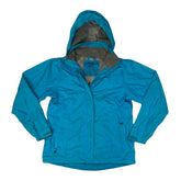 Vintage bright blue waterproof technical rainproof jacket size medium by LL Bean