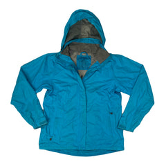 Vintage bright blue waterproof technical rainproof jacket size medium by LL Bean