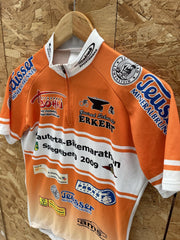 Maisch Sportswear Orange White Cycling Jersey Size M 2009 Lautertal-Bikemarathon