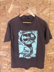 Vintage 90s Fear and loathing in Las Vegas brown green double sided print movie film souvenir t-shir