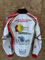 Jolanda Cycling Jersey Long Sleeve White Red Black Men's L