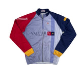 Valuta Team Cycling Jersey Long Sleeve Men's Size 7 Red Blue White