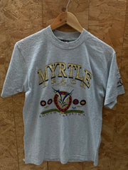 Vintage 90s Myrtle Beach USA grey souvenir single stitch t-shirt size medium