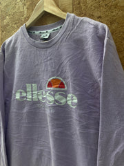 Vintage Y2K lilac purple spell out logo sweater size medium by Ellesse