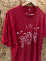 Vintage 92 graduation class single stitch red t-shirt size XL by screen stars