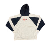 Vintage Y2K Nike Air Jordan white red black embroidered hoody size XXL