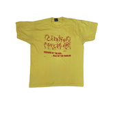 Vintage 90s quirky Georgetown souvenir single stitch yellow t-shirt size large