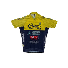 Gruppo Ciclistico Cornedo Cycling Jersey Size M Yellow Blue Short Sleeve