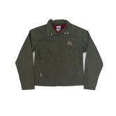 Vintage Lonsdale London Mod Jacket Green Plaid Lined Full Zip Women's Size L