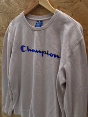 Vintage 90s light pink crew neck sweater size medium by Champion