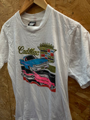 Vintage 90s Cadillac hot rod graphic souvenir single stitch t-shirt size medium