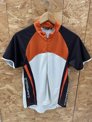 Campagnolo Cycling Jersey Short Sleeve Orange Black White Men's L