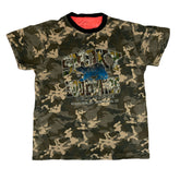 Vintage Y2K Smokey Mountain Gatlinburg USA camouflage camo  t-shirt size medium