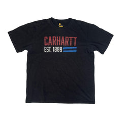 Vintage Y2K Carhartt print black t-shirt size XL
