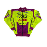 Vintage Nalini Jolly Club 88 Racing Jacket Neon Yellow L