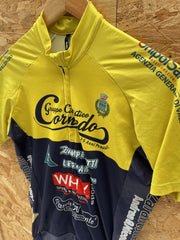 Gruppo Ciclistico Cornedo Cycling Jersey Size M Yellow Blue Short Sleeve