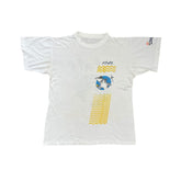 Vintage Thrashed Estate Surf Service Shark Graphic T-Shirt White Size M