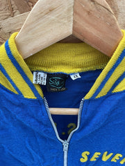 Vintage 70s Seven Sporting Savignano L'Eroica Wool Knit Cycle Jacket Mens M